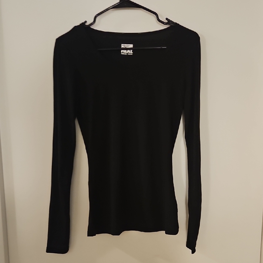 32 Degrees Black Long Sleeve Top